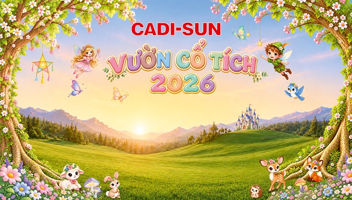 CADI-SUN đưa thiếu nhi về ‘Khu vườn cổ tích’, vui Trung thu tại Hà Nội